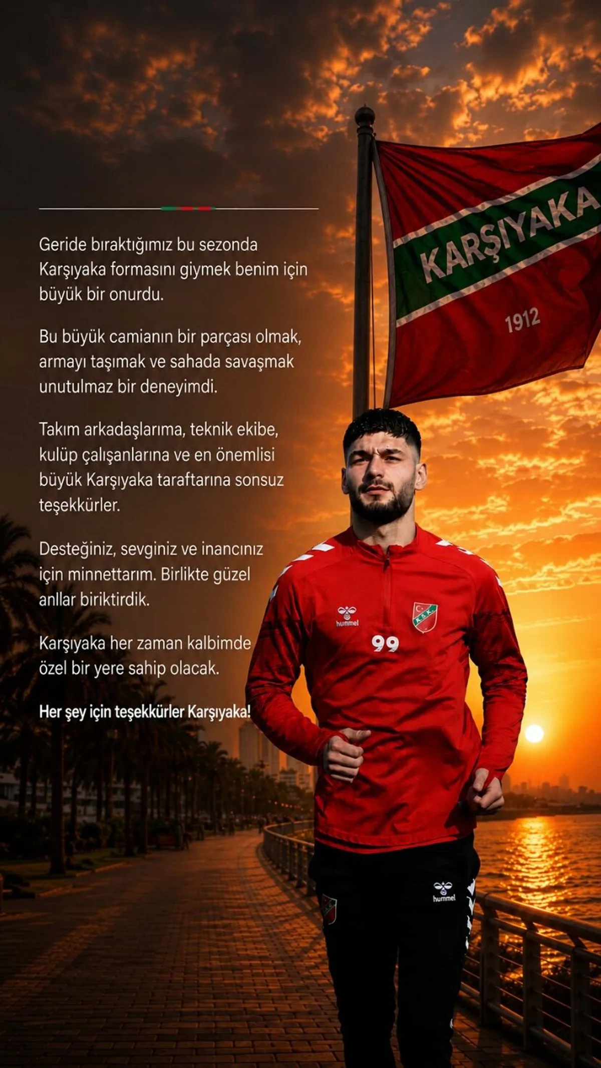 Ethem Örgev Karşıyaka'ya Veda Etti