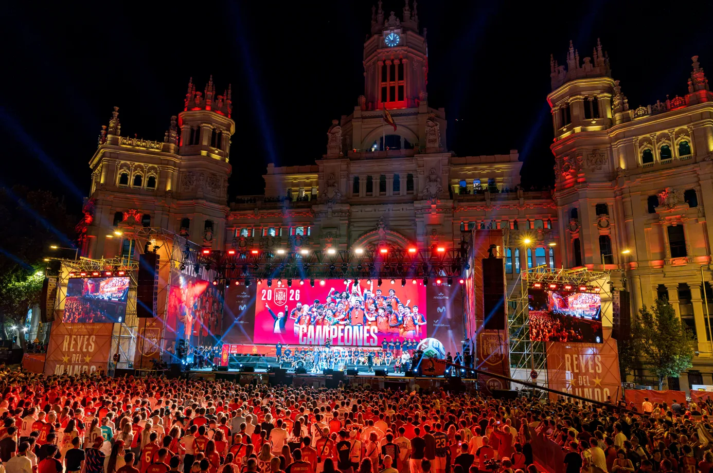 Madrid'de Dünya Kupası coşkusu