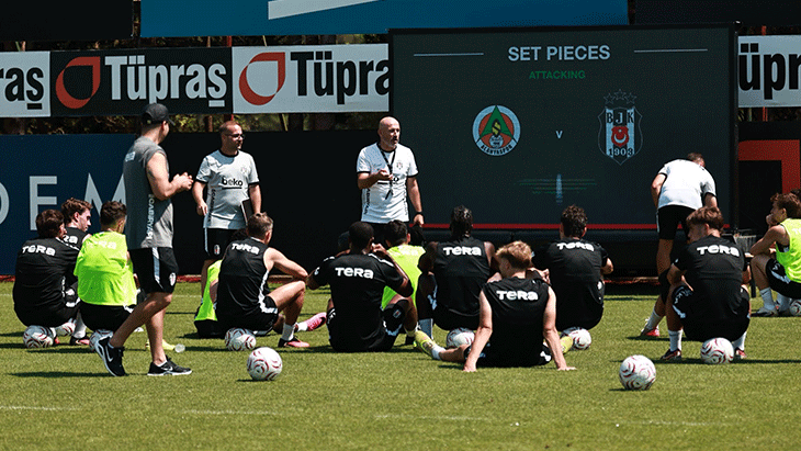 Beşiktaş'ta Alanyaspor maçı hazırlıkları tamamlandı