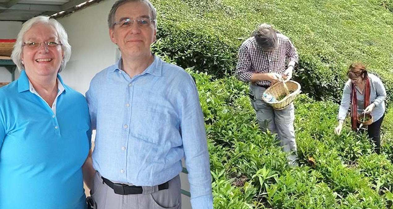 Türkiye’den sipariş ettikleri çayı merak ettiler, Hollanda’da Rize’ye geldiler